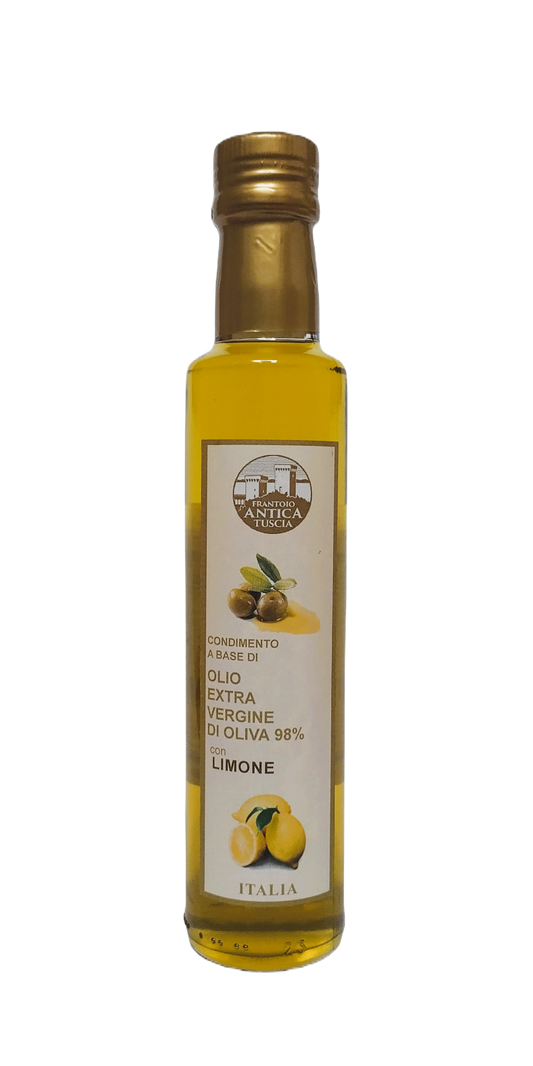 Olijfolie Extra Vergine + Limone - Fles 250 ml