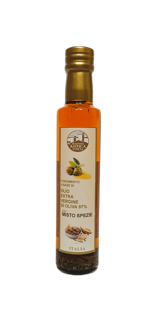 Olijfolie Extra Vergine + Misto Spezie - Fles 250 ml