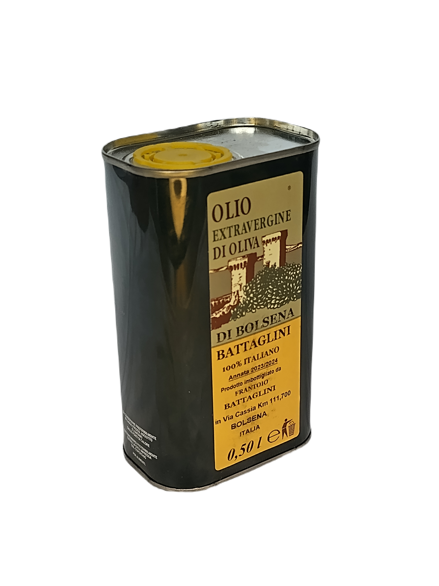 Olijfolie Extra Vergine di Bolsena - Blik 500 ml