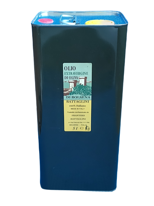 Olijfolie Extra Vergine di Bolsena - Blik 5 liter